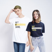 haas เสื้อยืดแขนสั้น unisex ผู้ชาย ผู้หญิง ลายสรีน GET IT DONE. SBSK2592