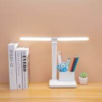 IP002 โคมไฟตั้งโต๊ะ LED พร้อมที่วางปากกาและที่วางโทรศัพท์มือถือ *มีบริการเก็บเงินปลายทาง*