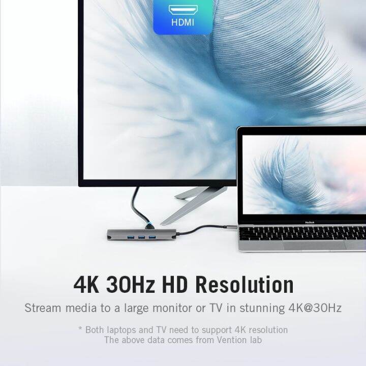 vention-ฮับ-usb-c-type-c-ไปยัง-usb-3-0ธันเดอร์โบลท์3-hdmi-3-5มม-อะแดปเตอร์สำหรับ-macbook-สัญญาณเสียง-samsung-galaxy-s9โปร-usb-c-hub-feona