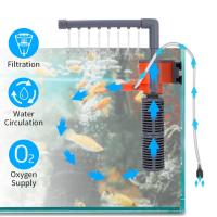 Practical Aquarium Filter Processor Reliable Aquarium Protein Skimmer Compact Stable Mini Aquarium Fish Tank Filter Filters Accessories