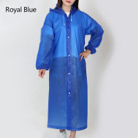 EVA Rain Poncho Waterproof Raincoats Jacket for Women Adults Trench Coat Rain Gear Rainwear