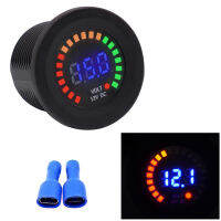 【cw】WUPP Car Motorcycle Yacht Marine Color Screen Voltmeter LED Digital Display Voltmeter Instrument ！