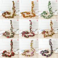 250Cm Rose Artificial Flowers Beautiful Garland Wedding Home Room Garden Decor