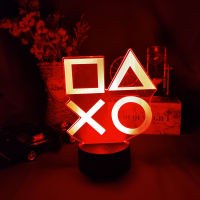 Gaming Room Computer Desktop Setup Lighting Decor 3D Illusion GAME OVER Sign Night Lamp Playstation Nintendo Player Cool Gift