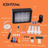 ICEHTANK Continuous Ink Supply System Ciss Ink Tank Kit Ink Cartridge For Canon Pixma IP2810 MG2410 MG2510 MG2440 MX494 MG2940