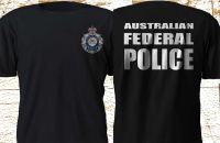 Australian Federal Police Afp Special Force Interpol Black Style Printed Cotton Fit T Gildan