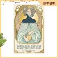 Ethereal Visions Tarot Unreal Tarot Card Collectible Anime New ACG Game Gift Toy Cartoon Hobbies Kid Bronzing Limited Set