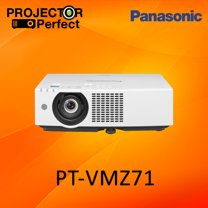 Panasonic PTVMZ71 WUXGA LCD Laser Projector 7,000 ANSI Lumens