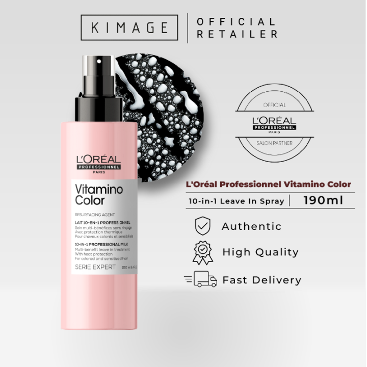 L'Oréal Professionnel Serie Expert Vitamino Colour Radiance 10-in-1 Leave In Spray for Colored Hair 190ml Loreal Professional Hair Serum Hair Styling Spray Hair Mist Hair Essence | Lazada Singapore L'Oréal Professionnel Serie Expert Vitamino Colour Radiance 10-in-1 Leave In Spray for Colored Hair 190ml Loreal Professional Hair Serum Hair Styling Spray Hair Mist Hair Essence | Lazada Singapore