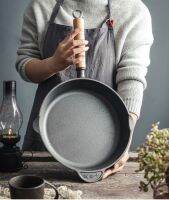 【จัดส่งภายใน 24 ชม】25cm Omelette Pan Skillets with Wooden Handle Nonstick Frying Pan กระทะนอนสติ๊กสำหรับทำอาหาร, กระทะไข่เจียวพร้อมด้ามไม้