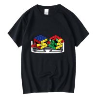 Xin Yi Mens High Quality100 Cotton Funny Rubiks Cube Printing Tshirt Hop Tshirt For Men Gildan