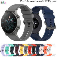 สายสายรัดซิลิโคนเหมาะสำหรับสายรัดข้อมือสำหรับนาฬิกา Huawei GT 2 Pro Smartband แบบดั้งเดิมเหมาะสำหรับ Samsung Galaxy Watch 3สร้อยข้อมือ45Mm/46Mm