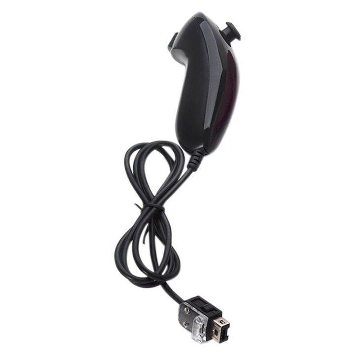 รีโมตคอนโทรล NUNCHUCK NUNCHUK 5สีสำหรับ NINTENDO Wii รีโมทคอนโทรลลาย