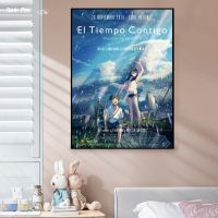 Weathering With You Classic Anime Movie Poster Art Print Canvas Painting Wall Pictures Living Room Home Decor (No Frame)