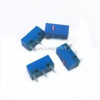 Free Shipping 4pieces HUANO Mouse Micro Switch blue shell powder point 80 million times 0.78N computer mouse 3pins button switch