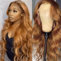 Ginger Brown Wig Synthetic Lace Wigs For Women Lace T Part Glueless Pre Plucked With Baby Hair Cosplay Heat Resistant Fiber [ Hot sell ] TOY CENTER