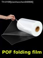 ☼۩ xianhaochen048906 POF heat Shrink Membrana Embalagem De Cosméticos Plástico Shrinkable Folding Sheets Material pof Dobrável Transparente