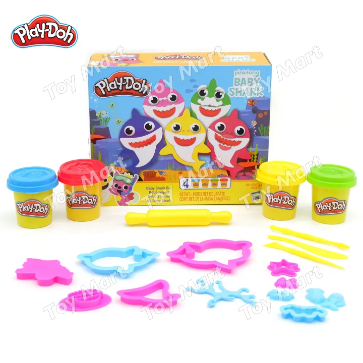 Authentic Play-Doh Rex the Chomper Clay Set/ Play Doh Baby Shark Play ...