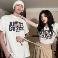 Guye เสื้อคู่ฤดูร้อนเสื้อยืดแขนสั้นหญิง-ชายอินเทรนด์แบรนด์