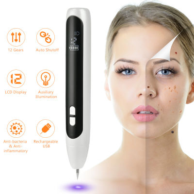 Laser Plasma Pen Mole Freckle Removal Dark Spot Remover LCD Skin Care Point Pen Skin Wart Tag Tattoo Removing Tool Beauty Care