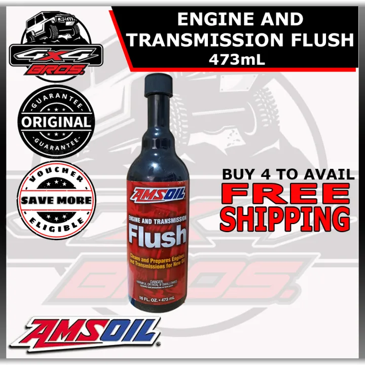 AMSOIL ENGINE AND TRANSMISSION FLUSH 16FL. OZ. 473mL W/ FREEBIE Lazada PH