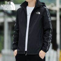 THE NORTH FACE Columbus แจ็คเก็ตผู้ชาย,เสื้อผ้า2022ฤดูใบไม้ร่วงบางลำลองเทรนด์เสื้อกีฬารัดรูปสำหรับผู้ชายหลวมมีฮู้ด