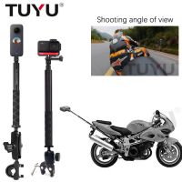 【LZ】✻  TUYU-Suporte para câmera de motocicleta suporte para GoPro DJI Insta360 One R X2 X3 Invisible Selfie Stick braçadeira de bicicleta