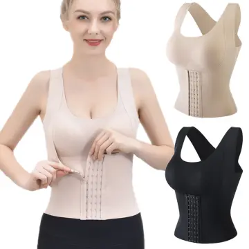 Womens Slimming Shapewear Cami Compression Padded Vest Tummy Control Tank  Top