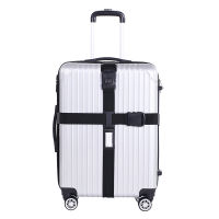 2021Adjustable Luggage Packing Baggage Cross Belt Suitcase Safe Trolley Case Protector Strap With Lock Travel Accessories