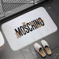 M-MOSCHINOS พรมห้องน้ำ Kawaii เสื่อประตูทางเข้าระเบียงห้องนอนพรมห้องครัวห้องนั่งเล่นประตูพรมทางเดินยาว