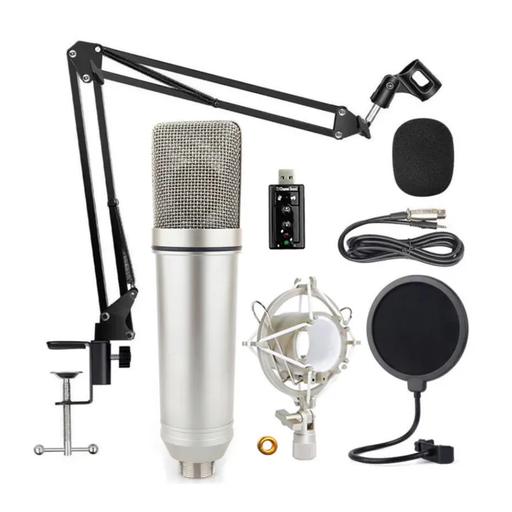 GAM-U87P Professional Studio Condenser Microphone 34mm Large Diaphragm ...