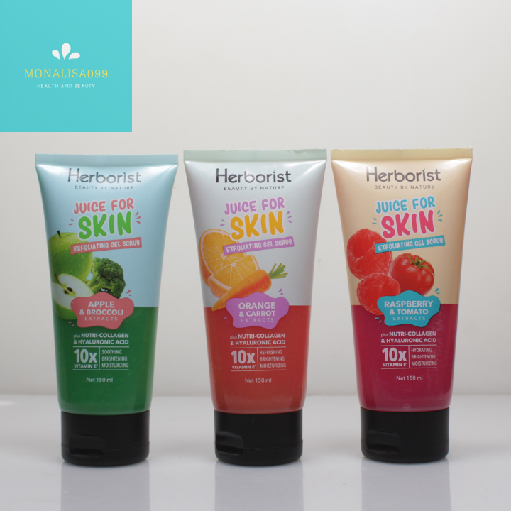 Exfoliating Gel Scrub Muka Murah Herborist Series Juice/Herborist Juice