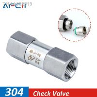 ☁﹍ 1/8 1/4 3/8 1/2 3/4 1 BSPP Inch Female Tube SS304 SS316 One Way Fuel Non Return Check Valve