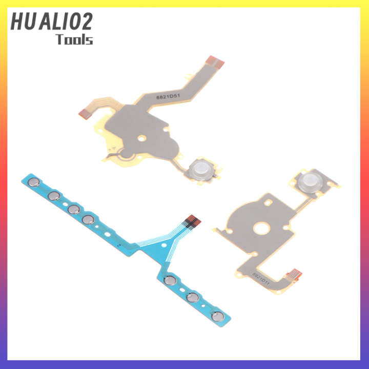 huali02-สำหรับ-psp-3000ปุ่มขวาซ้ายฟังก์ชั่น-start-volume-pcb-ปุ่มกด-flex-cable