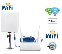 Router+USB Wifi ชุดขยาย สัญญาณ WiFi รับ Wifi แล้ว ปล่อย Wifi ต่อ ผ่าน Router รองรับการ ใช้งานพร้อมกันสูงสุด  32 อุปกรณ์