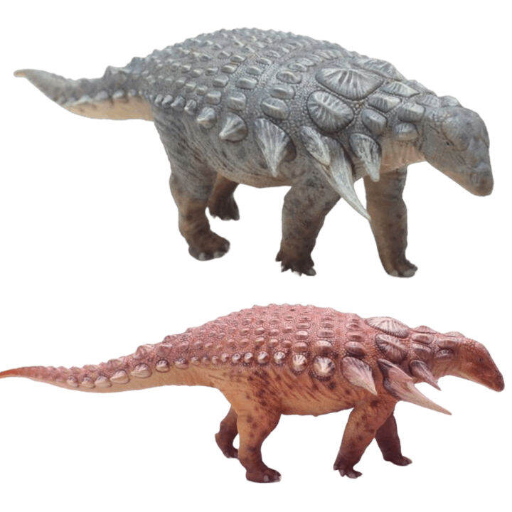 HaoLongGood Edmontonia Ankylosaurus Dinosaur Toy Model Children's ...