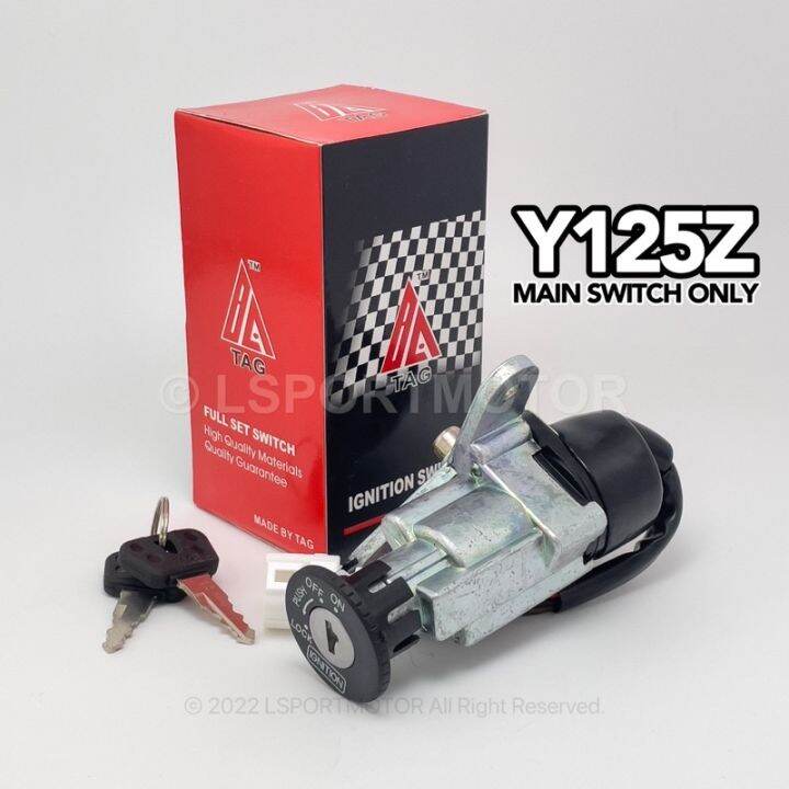 YAMAHA Y125Z MAIN SWITCH ONLY (TAG) KEY LOCK STARTER SWITCH Y125 125 Lazada