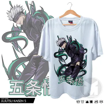 New Japanese Anime Jujutsu Kaisen T Shirt Men Kawaii Cartoon Gojo