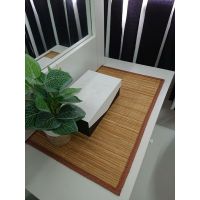 [E Mart] Bamboo &amp; PVC Mat Coaster Table Mat Anti-hot