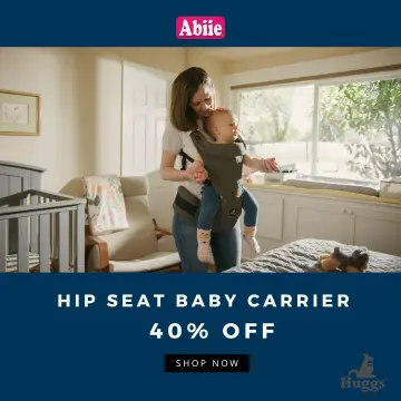 Abiie HUGGS Baby Carrier Hip Seat 2021 Upgraded Approved by