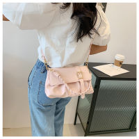 Small PU Leather Saddle Crossbody Bags For Women 2022 Winter Simple Shoulder Bag Luxury Trending nded Handbags And Purses