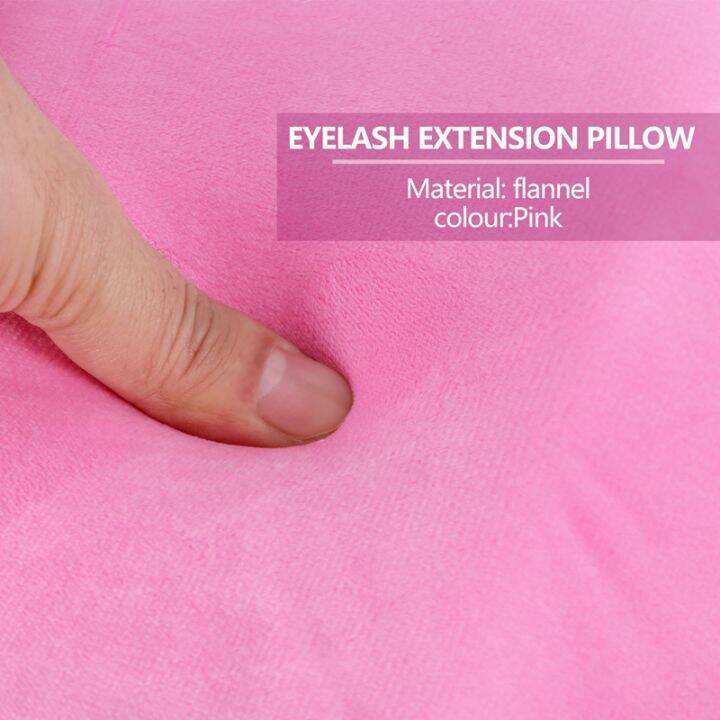 eyelash-extension-pillow-flannel-salon-lash-pillow-makeup-tools-grafting-eyelash-pillow-ergonomic-support-extension-curve-salon