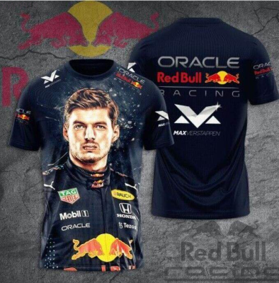 Racing Bull (สต็อกเพียงพอ) Red 3D Apparels tshirt 04คุณภาพสูง size:S-5XL