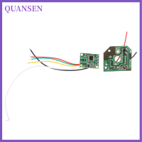 QUANSEN 27m 2CH RC รีโมทคอนโทรลวงจร PCB Transmitter Receiver BOARD RC Car Parts