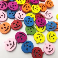 【CW】 25/50/100pcs buttons Mixed Pumpkin 2 Hole Sewing for Clothing Accessories Scrapbooking WB192