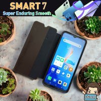 เคสฝาพับ leather Case สีดำ สำหรับ Infinix Smart 7