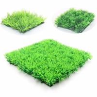 【LZ】❇✥  Eco-friendly plástico grama artificial para aquário grama verde planta verde para a decoração do aquário fontes do aquário