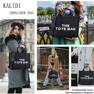 Hot KALIDI ผ้าใบ Tote กระเป๋า Casual CanvasLarge ความจุผู้หญิงไหล่กระเป๋าสำหรับหญิง Crossbody กระเป๋ากระเป๋าถือ Big Shopper Bag