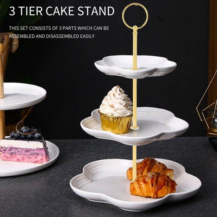 5-wedding-metal-gold-3-tier-cake-stand-center-handle-rods-fittings-kit