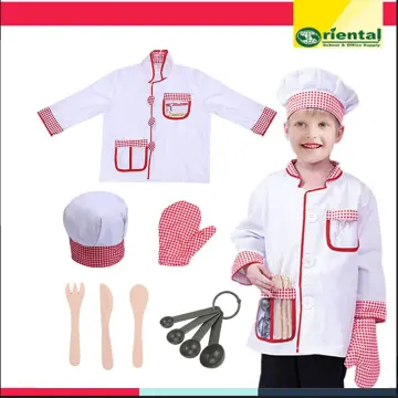 Melissa & Doug Chef Role Play Costume Dress -Up Set With Realistic